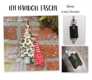 Stickserie ITH - Handgel Tasche Blanko in 5 Varianten 10x10 und größer